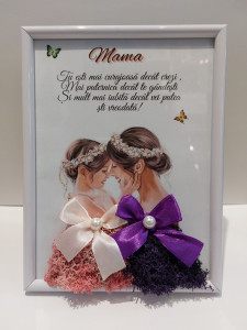 tablou cu licheni pentru mama
