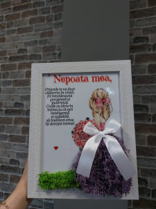 Tablou cu Licheni pentru Nepoata Mea