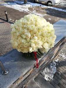 Buchet urias cu 365 de trandafiri