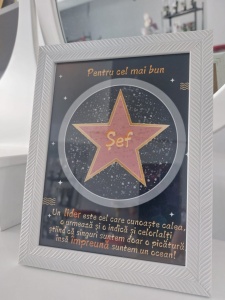 Ramă cu mesaj - Șef