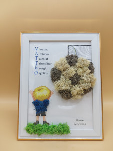 Tablou a5 personalizat - băiețel