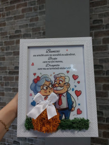 Tablou cu Licheni pentru Bunici
