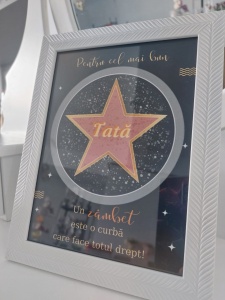 Ramă cu mesaj - Tata