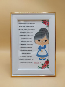 Tablou - Poezie Bunica 10X15