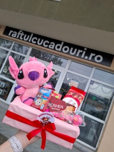 pachet cadou lilo stitch copii sf nicolae, craciun