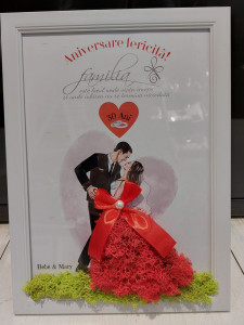 Tablou cu licheni - Aniversare - Mesaj personalizat