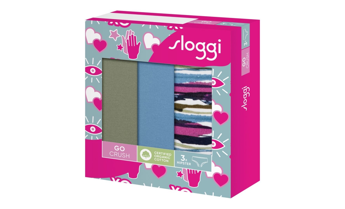 Pachet de 3 Chiloți Sloggi GO Crush