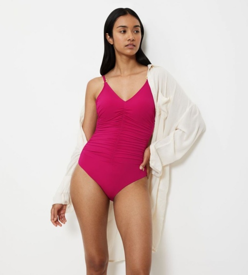 Costum de baie întreg, design drapat, Triumph Summer Twist OP