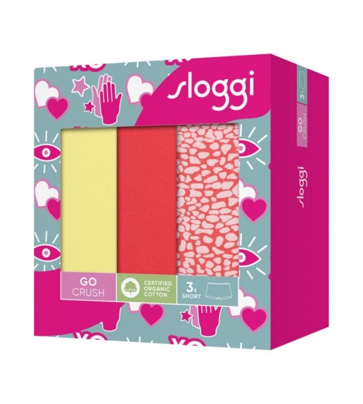 Pachet de 3 chiloți, Sloggi GO Crush Short C3P