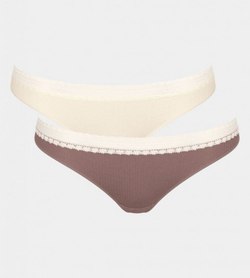 Sloggi GO Ribbed Brazil C2P – Set 2 bucati