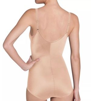 Body modelator fără sârmă cu dantelă feminină, Triumph Romy BS Bej - Img 2