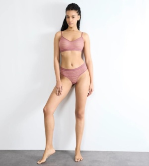 Boxeri din dantelă, Sloggi FREE Evolve Hipster Lace Roz - Img 4