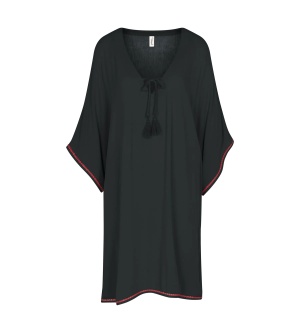 Caftan de plajă Triumph Beach MyWear Kaftan Negru - Img 5