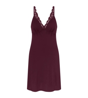 Cămașă de noapte fără mâneci, Triumph Amourette NDK Bordo - Img 5