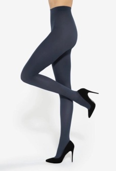 Ciorapi pantaloni din microfibră, semiopaci, mați, Gatta Rosalia 40 DEN Blue Jeans