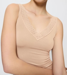 Maieu din Modal invizibilă cu bretele late, Triumph Feel of Modal Tank Top - Img 4