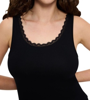 Maieu invizibil din bumbac, cu bretele late, Triumph Feel Of Cotton Tank Top - Img 9