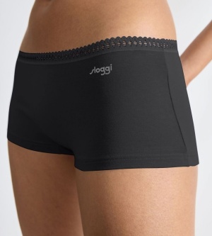 Pachet de 3 chiloți Sloggi GO Crush Short C3P Negru - Img 6