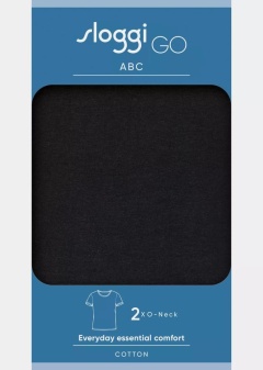 Set 2 bucati, Tricou pentru bărbați, Sloggi Men GO ABC 2.0, Negru - Img 6