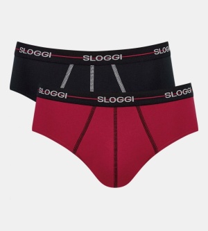 Set de 2 chiloti bărbați, Sloggi men Start Midi