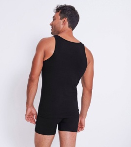 Set de 2 maiouri bumbac bărbați, Sloggi men GO ABC 2.0 Tank Top 2P - Img 3