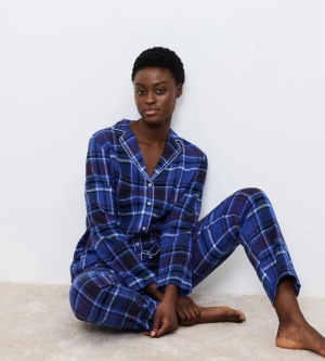 Set pijama femei, Triumph Boyfriend PW 01 Checks - Img 4