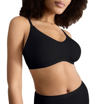 Sutien bumbac fără armătură, Sloggi GO Daily Cotton Soft bra Negru - Img 11