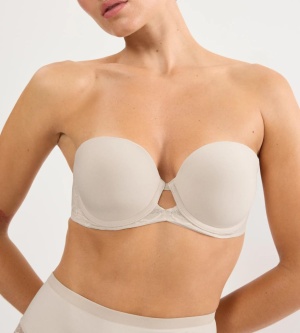 Sutien cu bretele detașabile, Triumph Comfort Contour WDP Bej - Img 3
