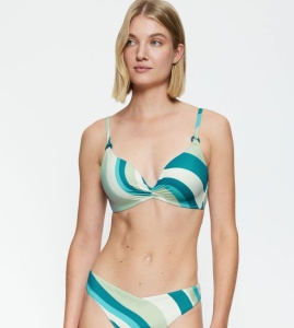 Sutien de baie cu burete tip sweetheart, decolteu în V Triumph, Summer Mix & Match P 01 - Img 1