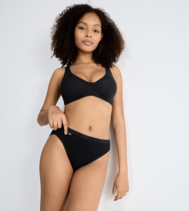 Sutien esențial din bumbac fin cu decolteu în V, Sloggi Basic+ Soft Bra - Img 3