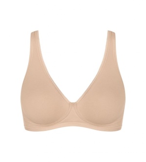 Sutien esențial din bumbac fin cu decolteu în V, Sloggi Basic+ Soft Bra - Img 5