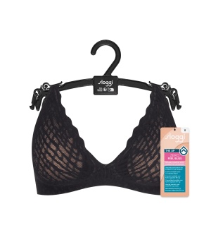 Sutien push-up fără armătură, Sloggi ZERO Feel Bliss THE UP P Bra Negru - Img 7