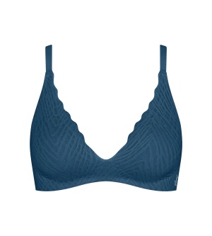 Sutien push-up fără armătură, Sloggi ZERO Feel Bliss THE UP P Bra Albastru - Img 5