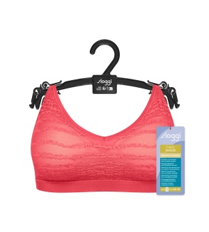 Sutien Push-up, Sloggi FREE Evolve PU Lace Coral - Img 6