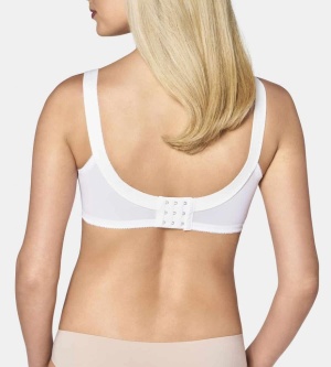 Triumph Doreen, Sutien fără armătură pentru bust generos, bestseller mondial, Alb - Img 8