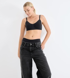 Boxer invizibil, Sloggi ZERO Feel Pure Hipster Negru - Img 4
