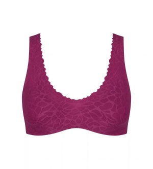 Bustieră cu burete detașabil, Sloggi Zero Feel Lace 2.0 Bralette - Img 4