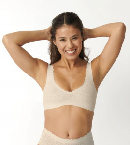Bustieră cu burete detașabil, Sloggi Zero Feel Lace 2.0 Bralette - Img 3