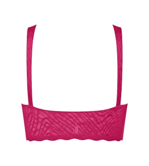 Bustieră fără armătură, dantelat, Sloggi ZERO Feel Bliss Bralette Ciclam - Img 6