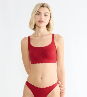 Bustieră invizibilă cu decolteu rotund, Sloggi ZERO Feel Bliss Festive Top