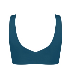Bustieră invizibilă, fără cusături, Sloggi ZERO Feel 2.0 Bralette Albastru - Img 6