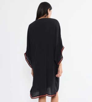 Caftan de plajă Triumph Beach MyWear Kaftan Negru - Img 2