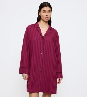Cămașă de noapte, Triumph Amourette Jacquard NDW Bordo