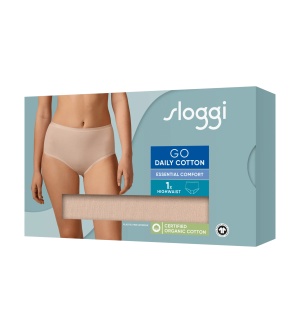 Chilot damă cu talie înaltă Sloggi GO Daily Cotton Highwaist Bej - Img 8