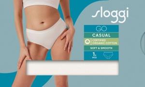 Chilot din bumbac organic ultra-moale, Sloggi GO Casual Midi - Img 8