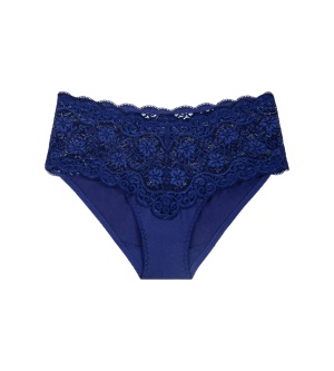 Chilot din dantelă cu talie înaltă, Triumph Amourette 300 Maxi Bleumarin - Img 5