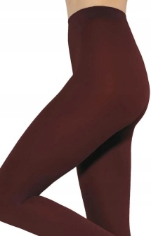 Ciorapi pantaloni din microfibră, semiopaci, mați, Gatta Rosalia 40 DEN Bordo - Img 4