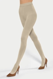 Ciorapi pantaloni din microfibră, semiopaci, mați, Gatta Rosalia 40 DEN Creme