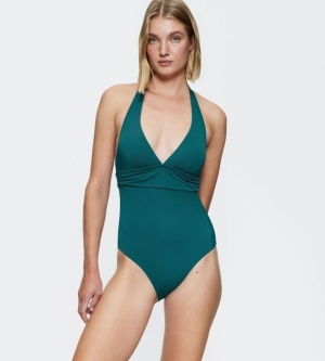 Costum de baie întreg fără armătură, cu burete detașabile, Triumph Summer Mix & Match OP Plunge