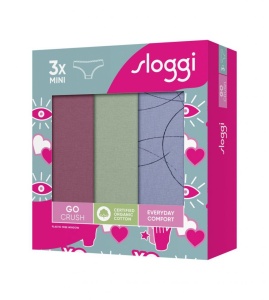 Pachet de 3 Chiloți cu talie joasă, Sloggi GO Crush Mini C3P - Img 1